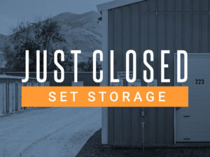 Just Closed - Set Storage
