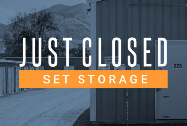 Just Closed - Set Storage